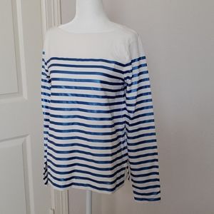 Jcrew blue strip shirt 💙